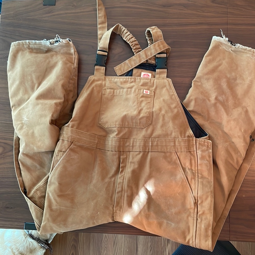 Red Kap Quilted Overalls 30x32